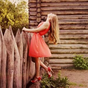 Red dress